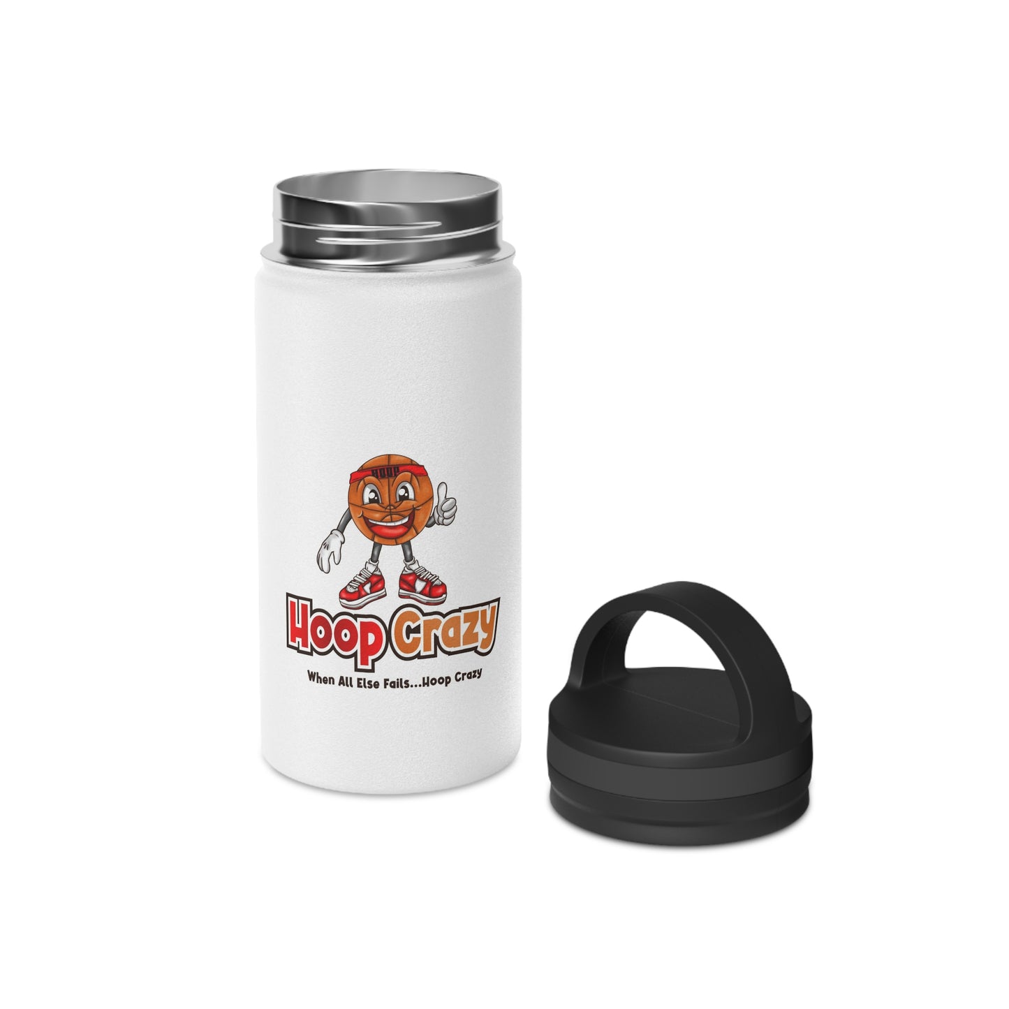 Stainless Steel Water Bottle, Handle Lid