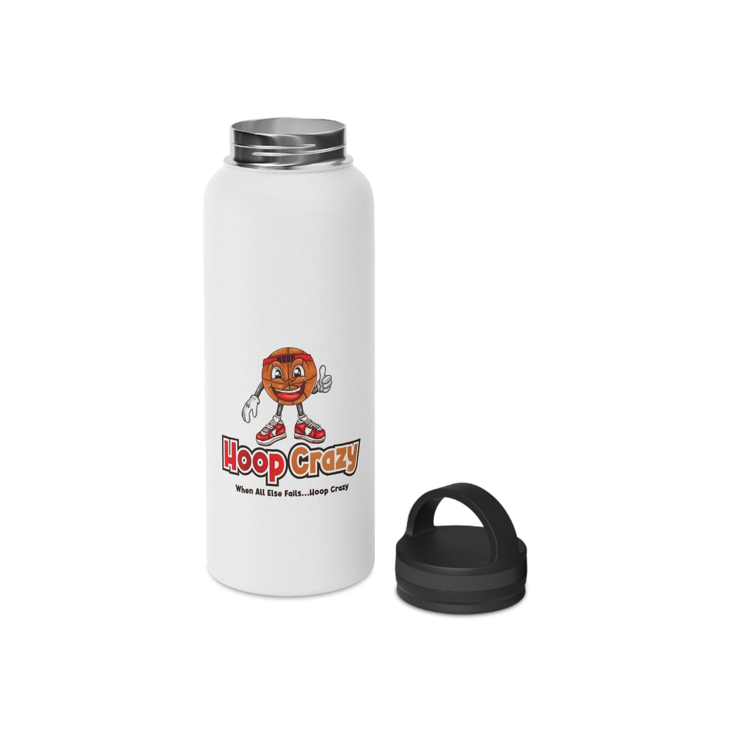 Stainless Steel Water Bottle, Handle Lid