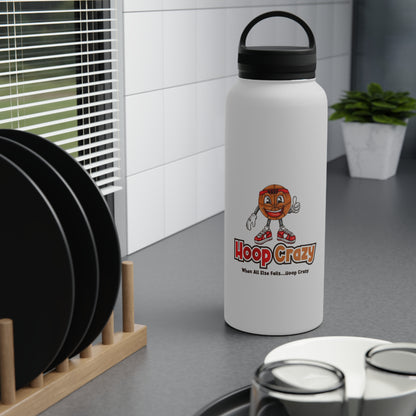 Stainless Steel Water Bottle, Handle Lid